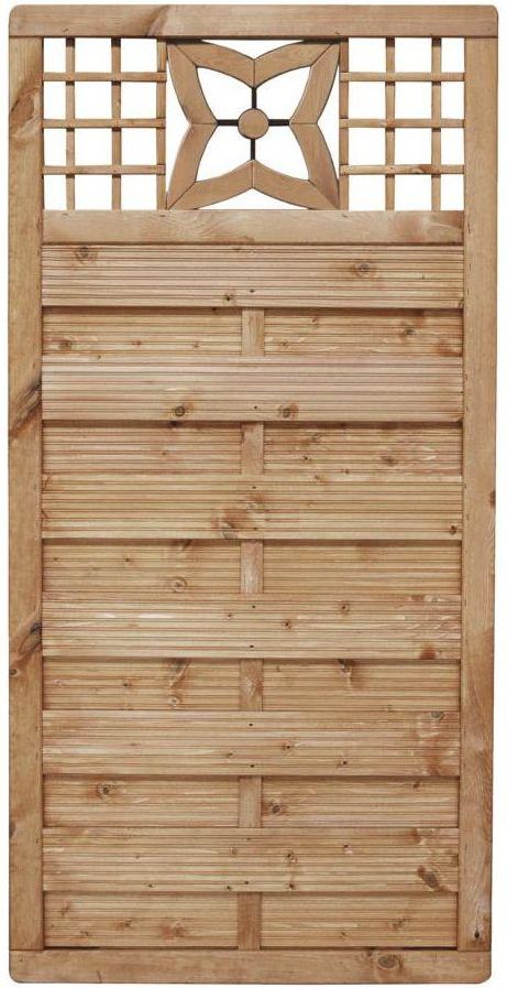 Zdjęcie Płot Szczelny Z Dekorem 90X180cm Drewniany Malva Werth-Holz - Tarnów