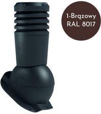 Zdjęcie Krono Plast Ecoline Premium Do Blachodachówki Profil N Eco Kbn 1-1 Fi 125 Brązowy Ral 8017 (ECOKBN11) - Opatowiec
