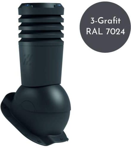 Zdjęcie Krono Plast Ecoline Premium Do Blachodachówki Profil W Eco Kbw 2-3 Fi 150 Grafitowy Ral 7024 (ECOKBW23) - Kraków