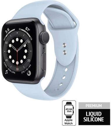 Crong Liquid - Pasek do Apple Watch 42/44mm (błękitny) - zdjęcie 3