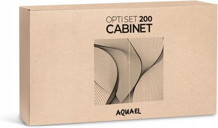AQUAEL AQUAEL OPTI SET SZAFKA 200 101X41X80CM CZARNA 123423 - zdjęcie 5