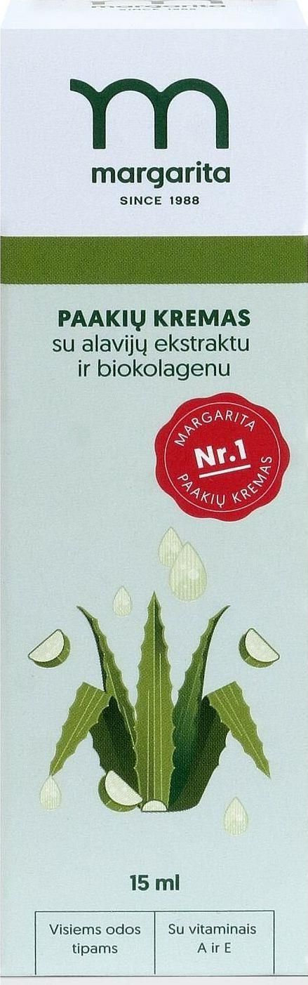 Zdjęcie Margarita Krem Pod Oczy Z Ekstraktem Aloesu Biokolagenem I Witaminami 15Ml - Katowice