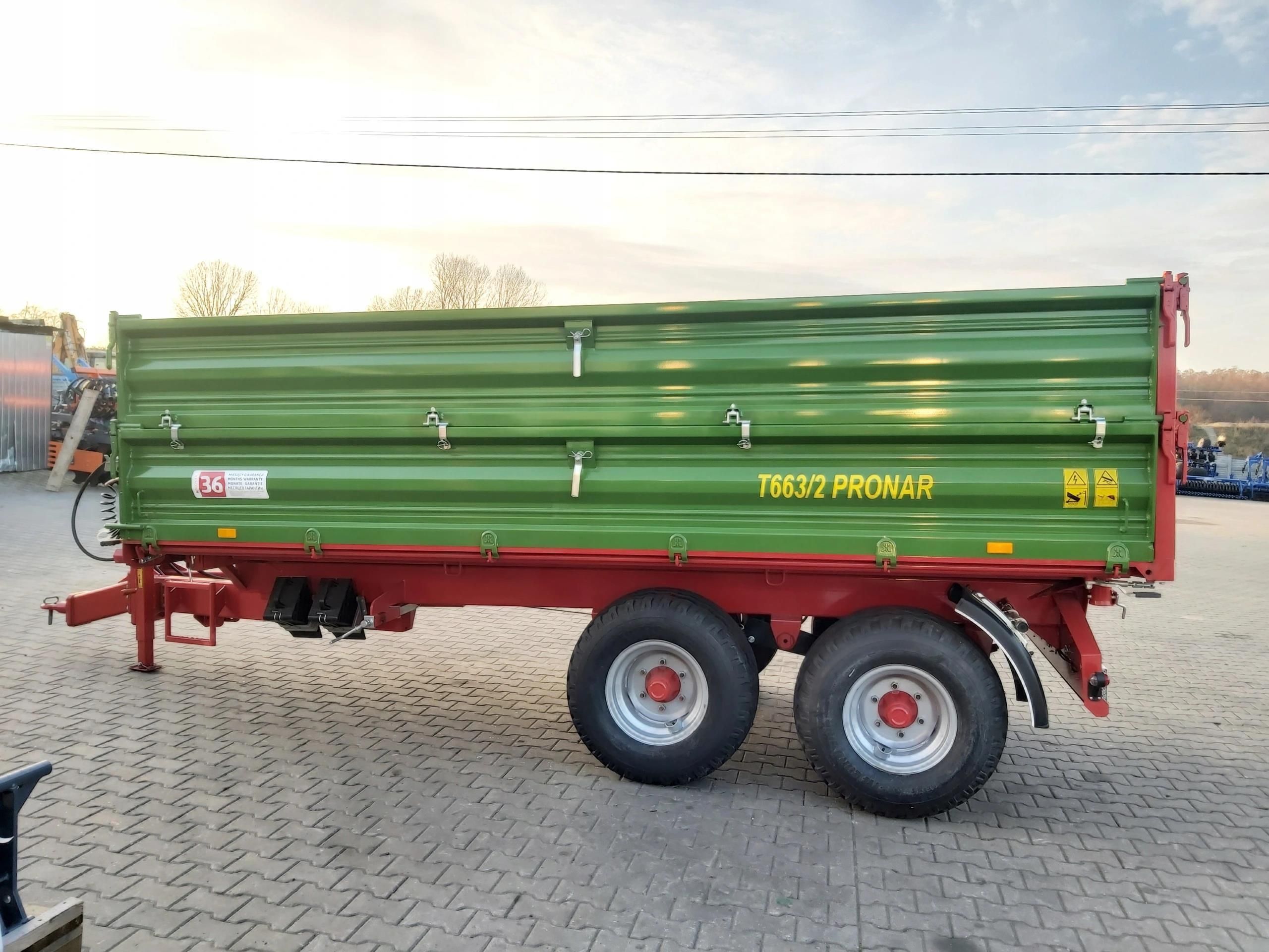 Zdjęcie Przyczepa Rolnicza Tandem T663/2 7t T663/1 10t 12t - Warszawa