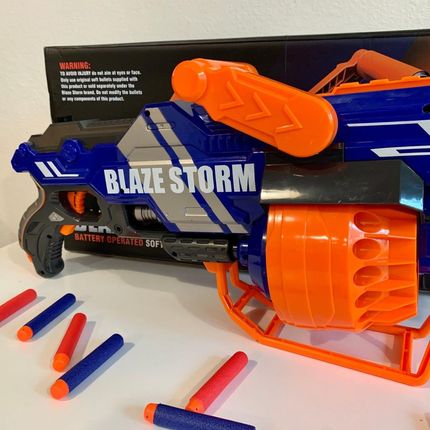 Ramiz Blaze Storm Duży Karabin Maszynowy Niebieski - zdjęcie 6