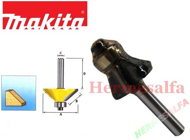 Frez Do Kupienia W Makita Frez Do Fazowania 6mm D 09494 Opinie I Ceny