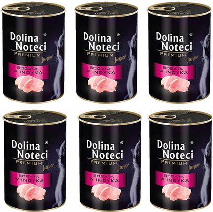Dolina Noteci Premium Kot Junior 6X400G Indyk - zdjęcie 3