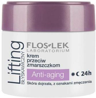 Krem FlosLek BŁYSKAWICzNY Lifting przeciw zmarszczkom anti aging 24h na