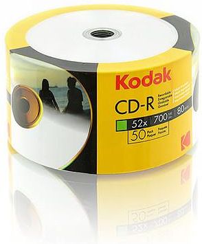 Kodak Płyty Do Nadruku Cd R Printable 50Szt 1230150 Opinie i ceny