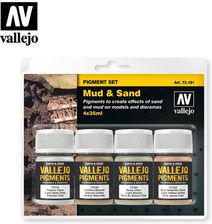 Zdjęcie Vallejo 73191 Pigment Set Mud&Sand 4X35 Ml. - Supraśl