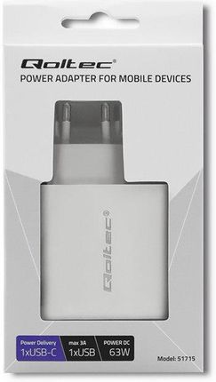 Qoltec 63W Biały (51715) - zdjęcie 2