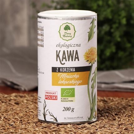 Dary Natury Kawa Mielona z Korzenia Mniszka Lekarskiego Bezkofeinowa BIO 200g - zdjęcie 3