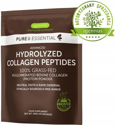 Igennus Kolagen hydrolizowane peptydy - 400 g - zdjęcie 4