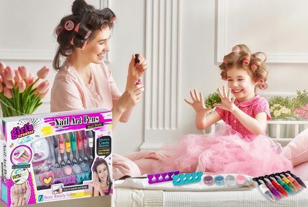 Malplay Zestaw Pisaków Do Ozdabiania Paznokci Suszarka - zdjęcie 2