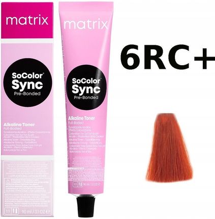 Matrix SoColor Sync Farba do włosów 6RC+ 90 ml - zdjęcie 2