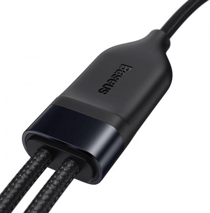 Baseus BASEUS KABEL USB-C FLASH SERIES 2W1 / LIGHTNING, 100W, 1.2M () CZARNY (26894) - zdjęcie 2