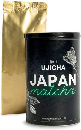 green Touch Zestaw Matcha Japońska Ujicha 80g Czarka Oraz Akcesoria - zdjęcie 4