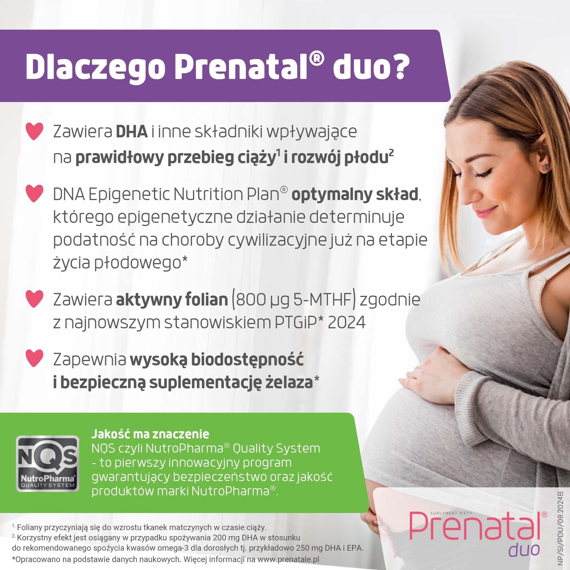 Nutropharma Prenatal DUO Classic 30 Tabl DHA 60 Tabl Opinie I