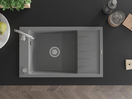 Mexen Elias + Ociekacz 795x480mm Szary 6511791005-71 - zdjęcie 3