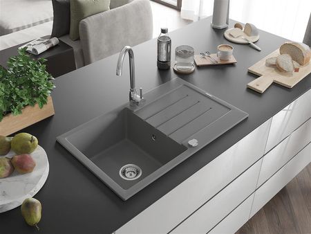 Mexen Bruno + Ociekacz 795x495mm Szary 6513791010-71 - zdjęcie 2