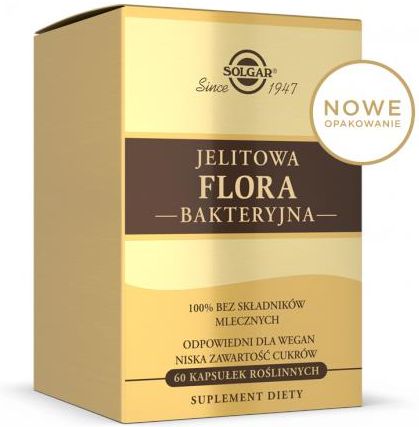Solgar Jelitowa Flora Bakteryjna 60Kaps. - zdjęcie 2