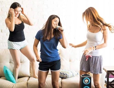 Mikrofon karaoke bezprzewodowy głosńik bluetooth - zdjęcie 4