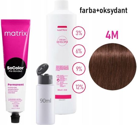 Matrix SoColor Farba do włosów 4M - zdjęcie 3