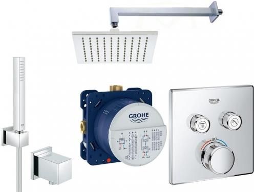 Zestaw Prysznicowy Grohe Grohtherm Smart Control 29124000 Kwadratowa