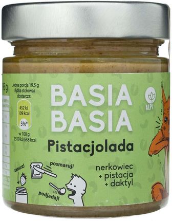 Alpi Basia Basia Pistacjolada krem na bazie nerkowców 210g - zdjęcie 3