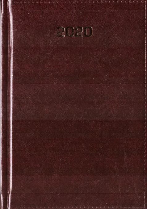 Zdjęcie Aniew Kalendarz 2020 Dzienny A5 Baladek Bordo - Ostrów Lubelski