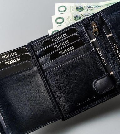 Portfel damski granatowy Cavaldi RD-19-GCL-6405 NAVY - zdjęcie 4