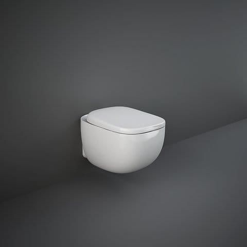 Miska WC Rak Ceramics Illusion Rimless 52Cm Biały Połysk Deska Wc