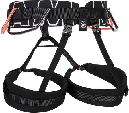 Mammut 4 Slide Harness czarny pomarańczowy - zdjęcie 2