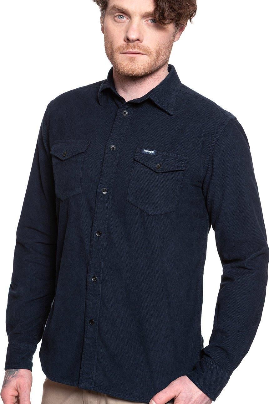 Wrangler Ls Pkt Flap Shirt Navy W A Tc Ceny I Opinie Ceneo Pl