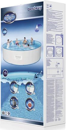 Basen Bestway 56386 Hydrium Ze Stalową Ramą Okrągły 460X90cm - zdjęcie 3