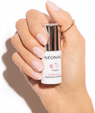 Neonail Baza hybrydowa Rubber Base Manicure & Pedicure 7,2 ml - zdjęcie 2