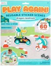 Zdjęcie Ooly Naklejki Wielorazowe Mini Z Grą Play Again Dino - Bieruń
