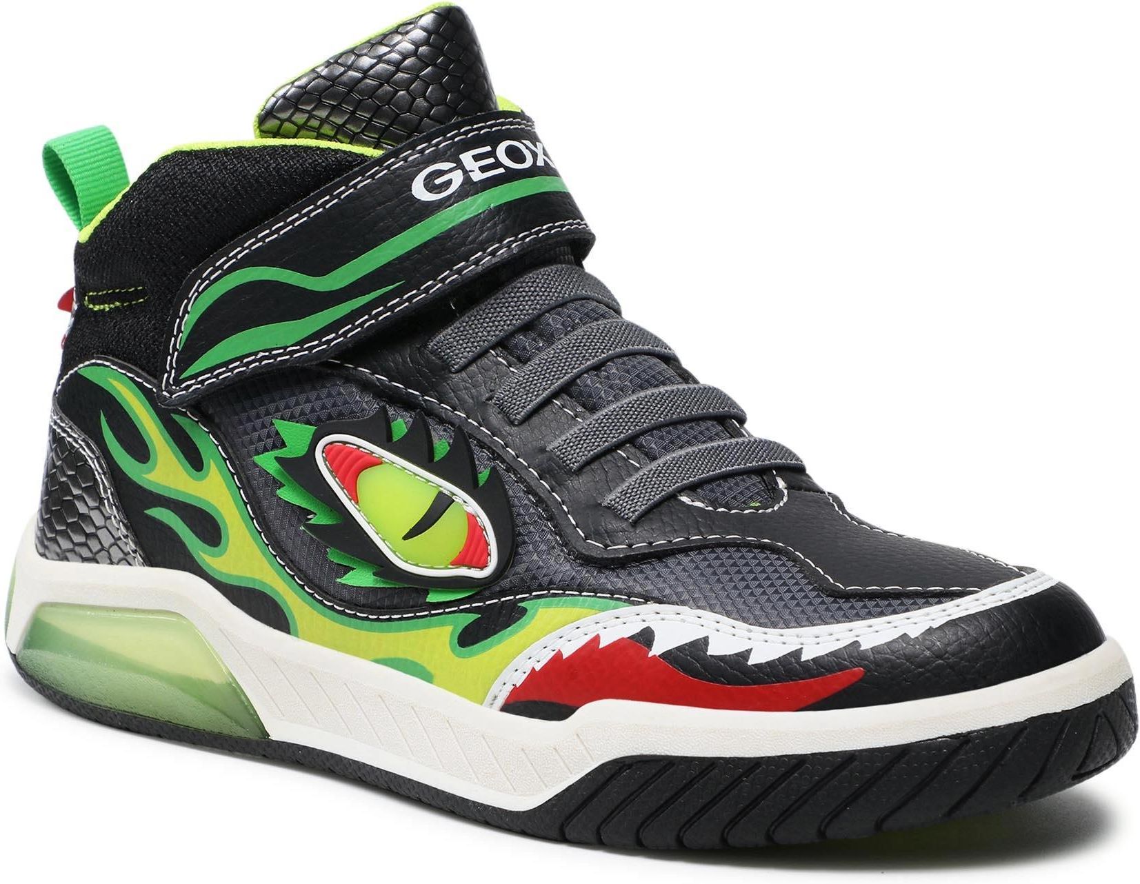 Geox Sneakersy J Inek B A J Ca Bu C D Black Lime Ceny I