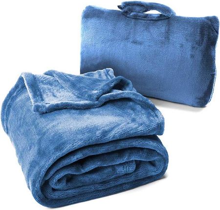 Koc Podróżny Fold 'N Go Blanket Cabeau Royal Blue - zdjęcie 4