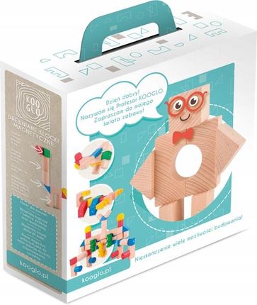 Koo Gloo Kooglo Klocki Magnetyczne Mega Color 100El. - zdjęcie 3