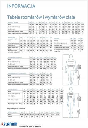 Planam Spodnie Ogrodniczki Płótno 320 G/M² 50 Czarny - zdjęcie 2