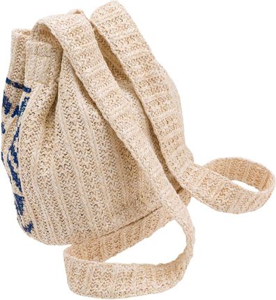 Słomiany worek beżowo-niebieski Cavaldi BAG-LB-06 CREAM - zdjęcie 5