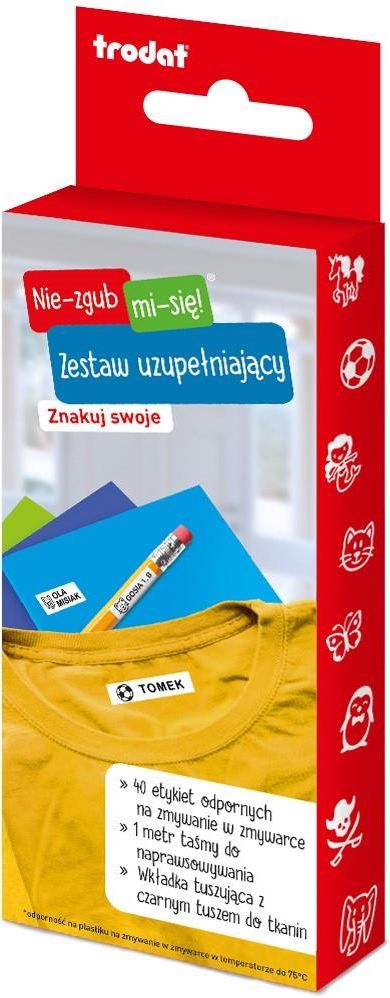 Zdjęcie Trodat Zestaw Uzupełniający Do Nie-Zgub Mi-Się Do Oznaczania Przedmiotów I Ubrań - Radlin