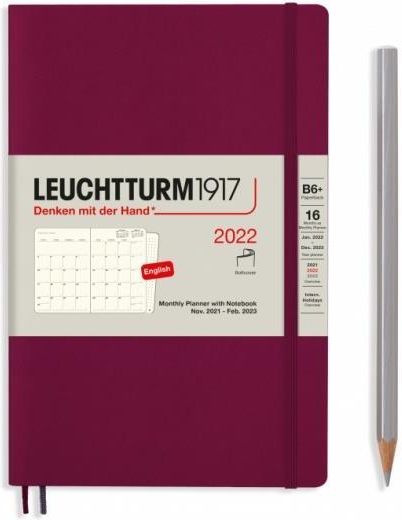 Leuchtturm1917 Planer Miesi Czny Z Notatnikiem Leuchtturm 2022