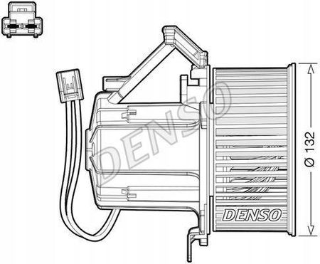 Wentylator Wnętrza Dmuchawa Dea02008 Denso - zdjęcie 2