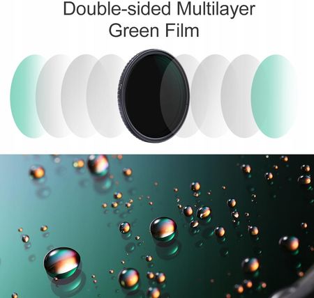 Kf Filtr szary 72mm Regulowany ND8-ND128 fader Pro - zdjęcie 3