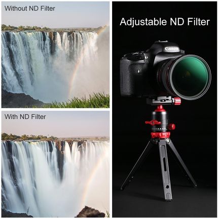 Kf Filtr szary 72mm Regulowany ND8-ND128 fader Pro - zdjęcie 5