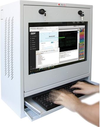 Techly 105780 Przemysłowa szafa na komputer PC i monitor LED/LCD 22