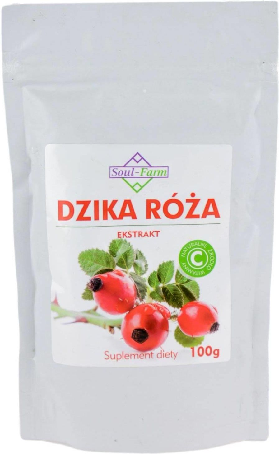 Preparat medycyny naturalnej SOUL FARM Dzika róża proszek naturalna