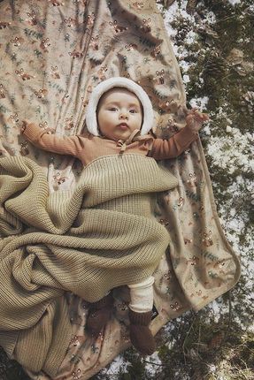 Elodie Details - Kocyk Pearl Velvet - Nordic Woodland - zdjęcie 3
