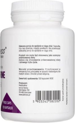 Aliness L-Taurine Tauryna 800 mg 100kap - zdjęcie 3